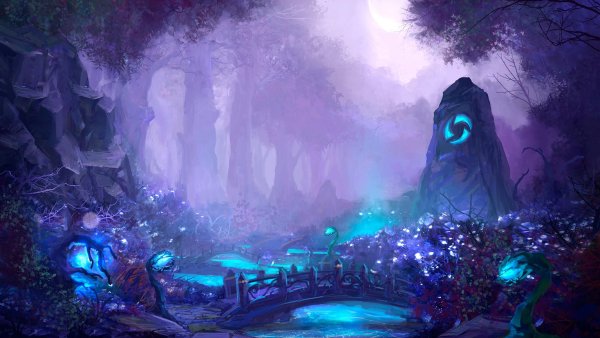 Варкрафт Ашенвальский лес арты