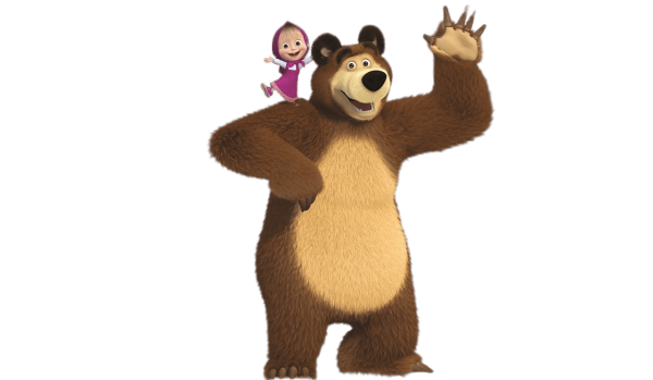 Герои мультфильма Маша и медведь