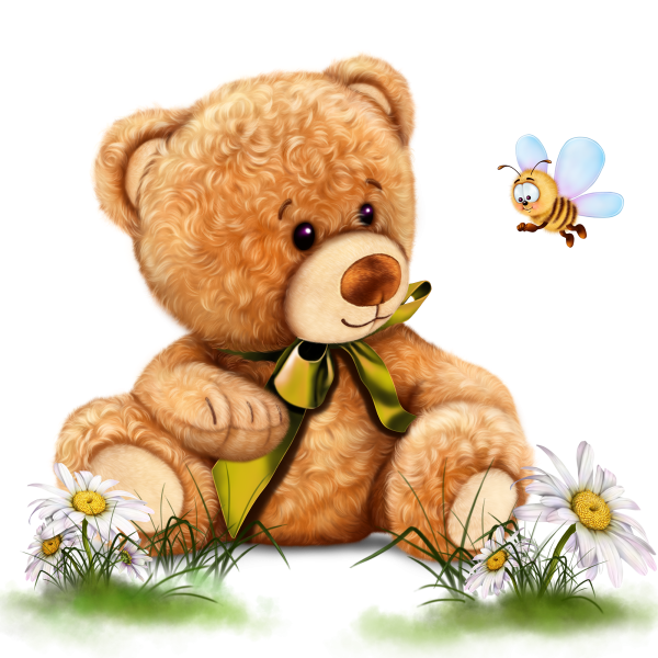 Ребенок с плюшевым мишкой