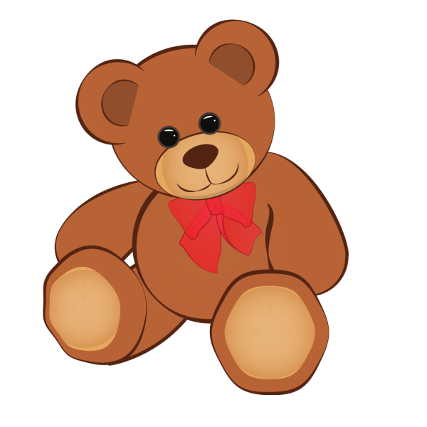 Игрушечный мишка вектор