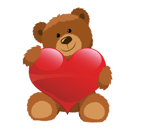 Медвежонок с сердечком