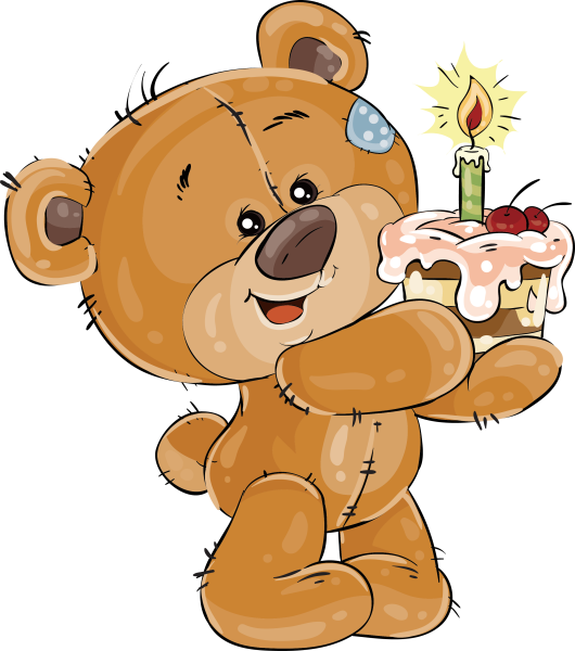 С днем рождения мишка