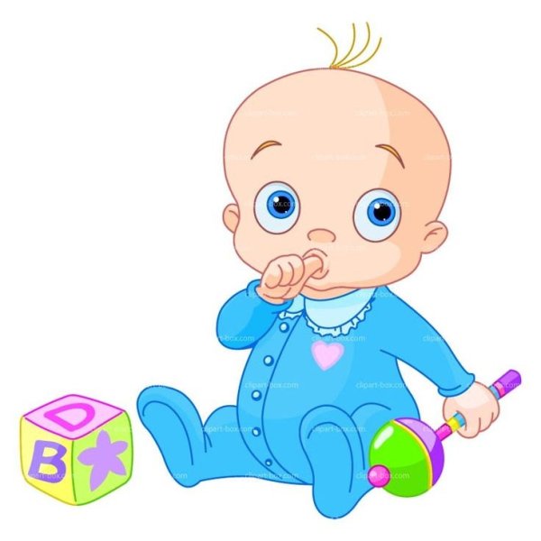 Младенец мальчик мультяшный