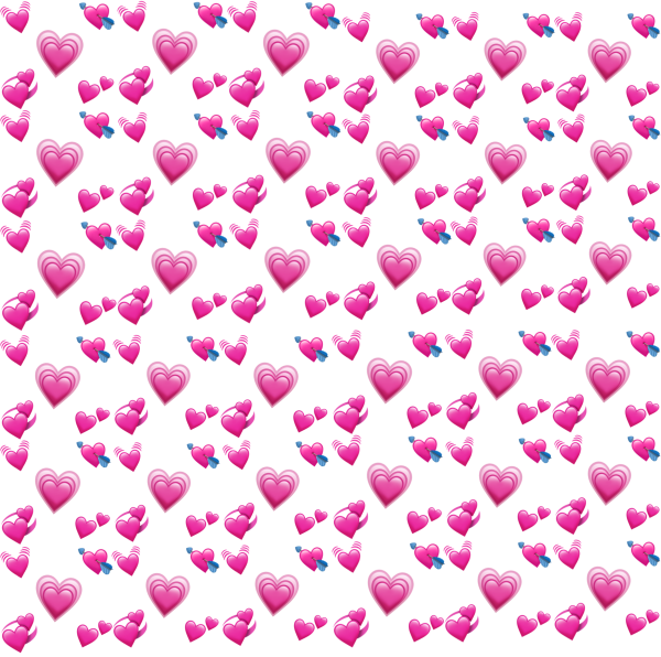 Много сердечек