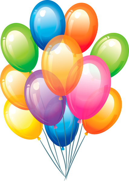 Шарики на белом фоне