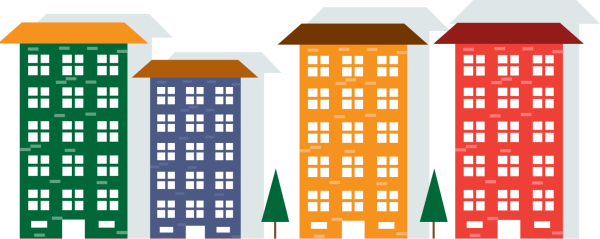 Детский многоэтажный домик