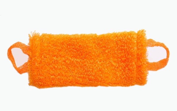 Мочалка п/п широкая полоса filasse с поролоном 00011