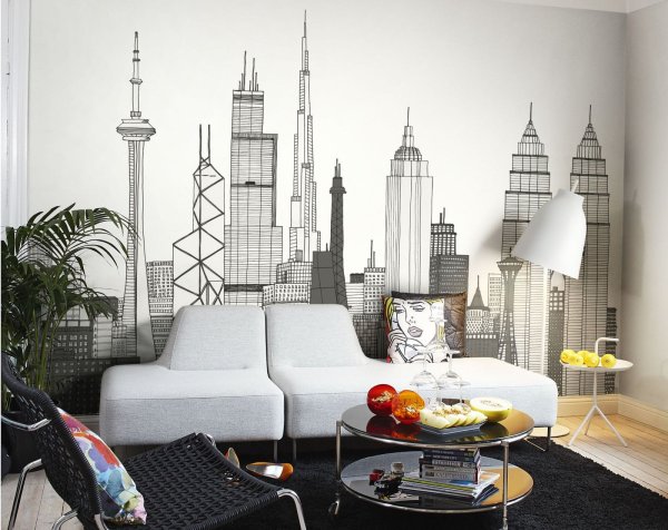 Интерьер в стиле города