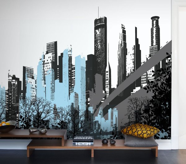 Современная Графика в интерьере