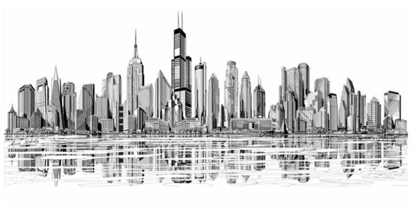 Город рисунок