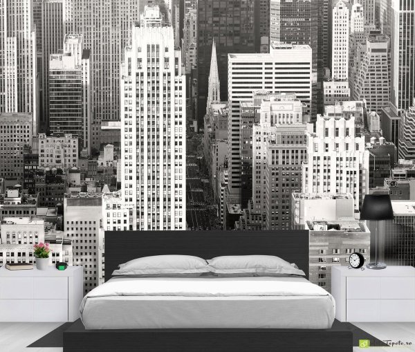 Фотообои черно-белые