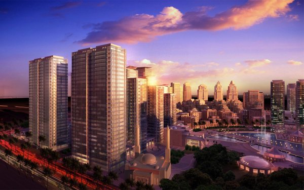 Город рендер