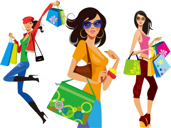 Шоппинг иллюстрация