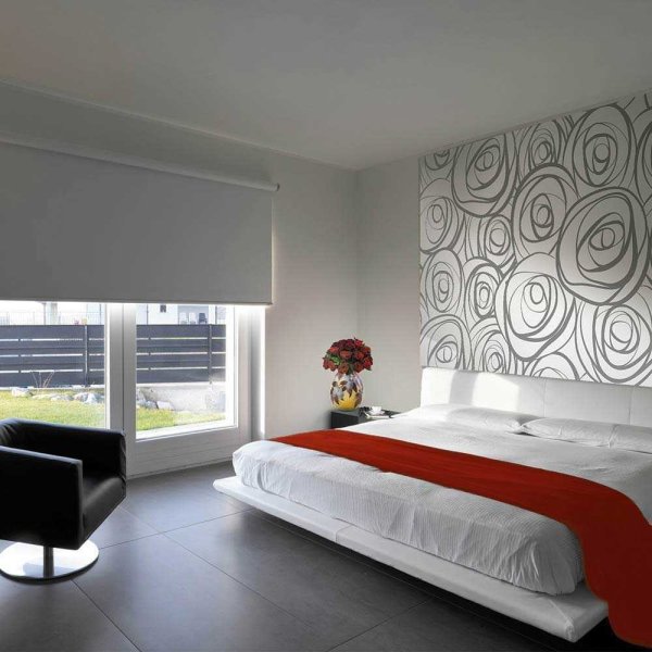 Расцветки обоев для спальни