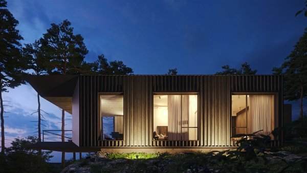 Модульные дома в стиле Минимализм