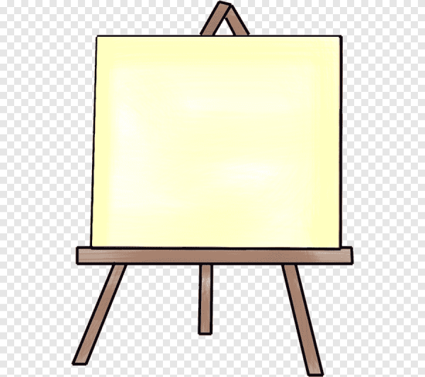 Мольберт для рисования без фона