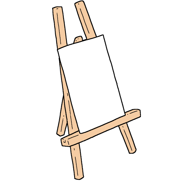 Мольберт мультяшный