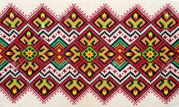 Национальный узор Молдова вектор