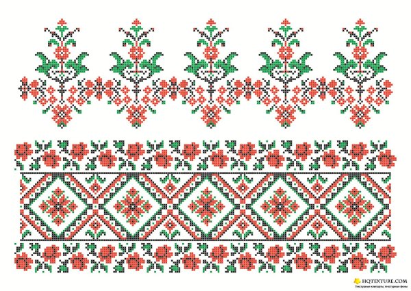 Национальный орнамент белорусский рушнике