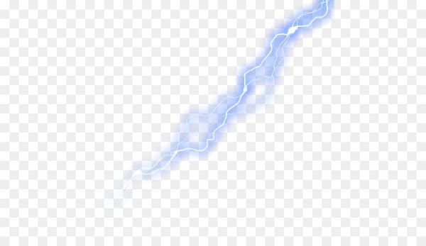 Молния без фона