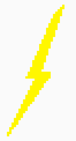 Молния из пикселей