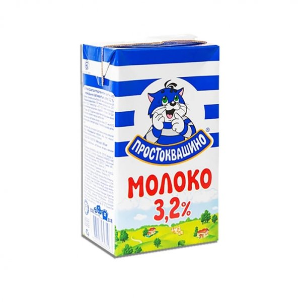 Молоко Простоквашино ультрапастер. 3,2% 950мл