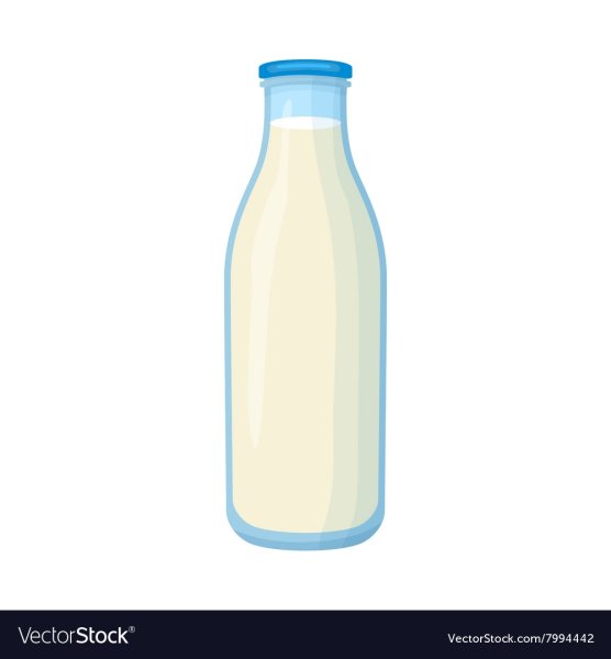 Ребенок с бутылкой молока