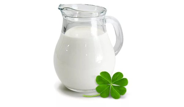 Молоко на белом фоне