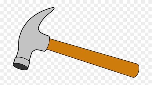 Молоток для детей без фона