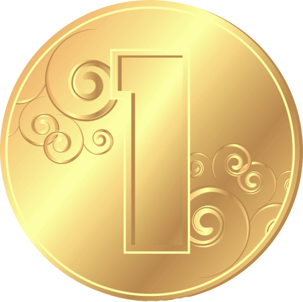 Прозрачные монетки для детей