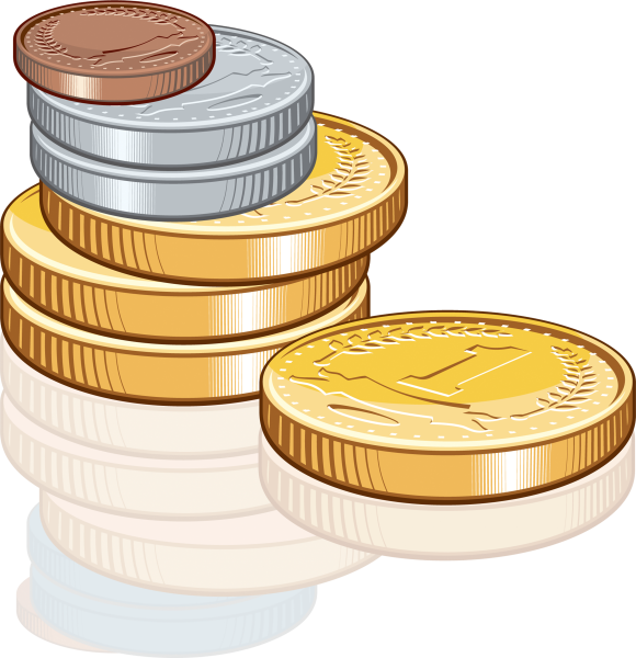 Золотые монеты рисунок