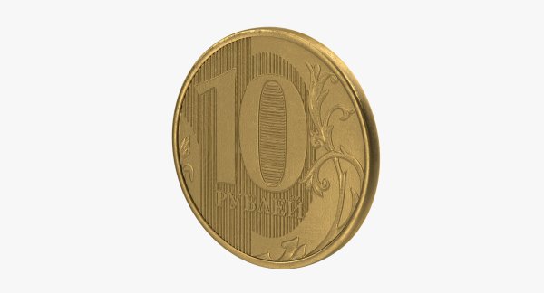 Монеты на прозрачном фоне