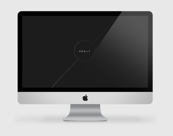 Монитор без фона