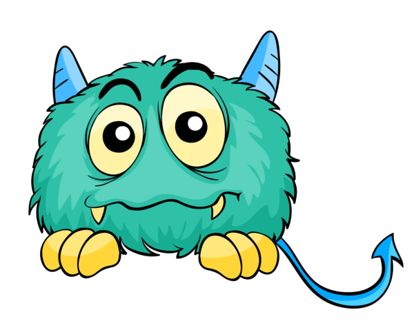 Монстр мультяшный