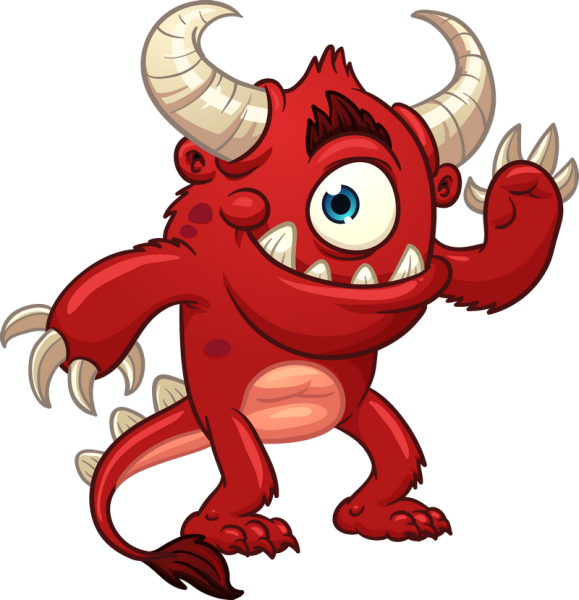 Монстр мультяшный