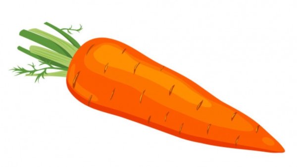 Маска морковь для детей