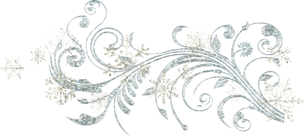 Зимние узоры на белом фоне