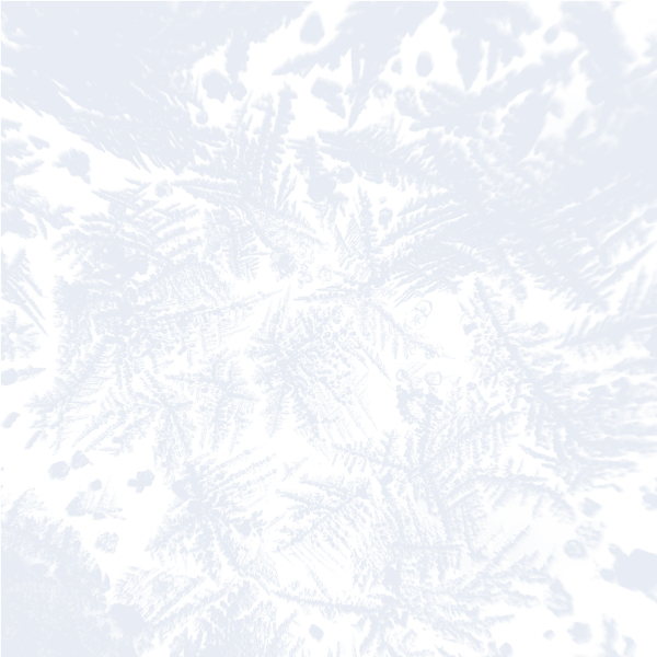 Морозный узор на стекле на прозрачном фоне