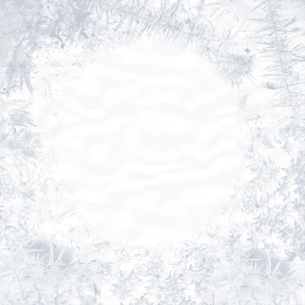 Снежная рамка