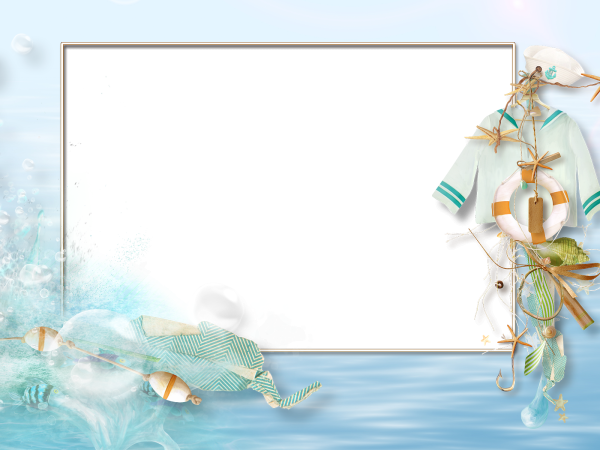 Рамка в морском стиле