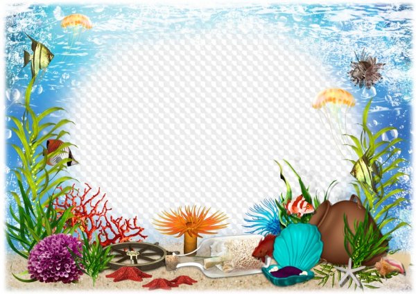 Рамка рыбки