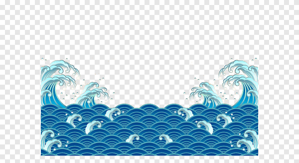 Море волны мультяшные