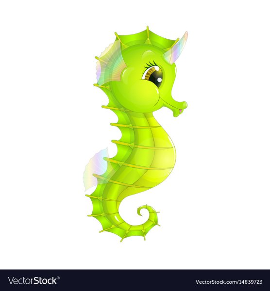 Маска морской конек для детей