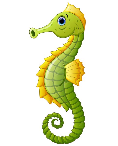 Маска морской конек для детей