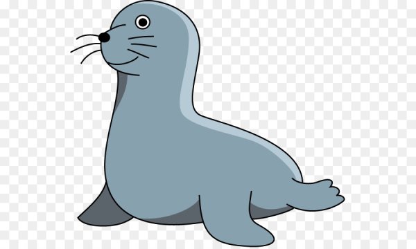 Тюлень мультяшный