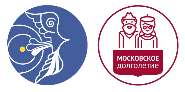 Логотип Московское долголетие без фона