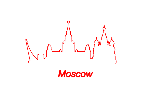 Контур города Москва