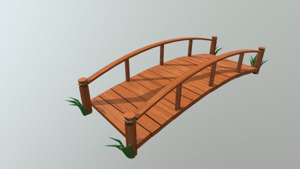 Мостик на прозрачном фоне