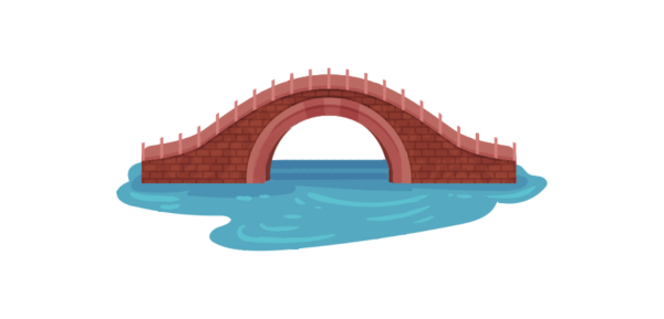 Клипарт мостик на прозрачном фоне