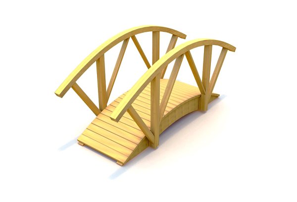 Мостик на прозрачном фоне